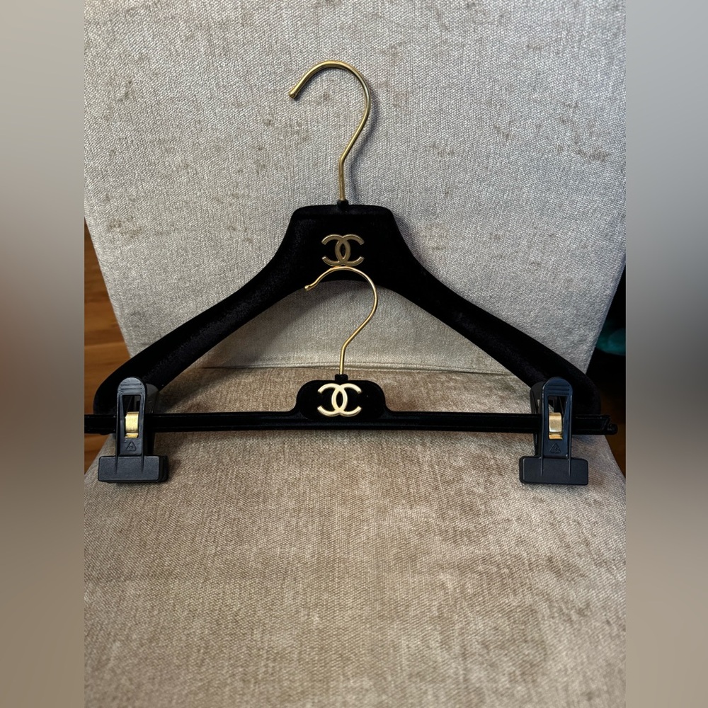 CHANEL - Jacket and Pants Hangers - Authentic - VINTAGE - Pre Loved Pre Used